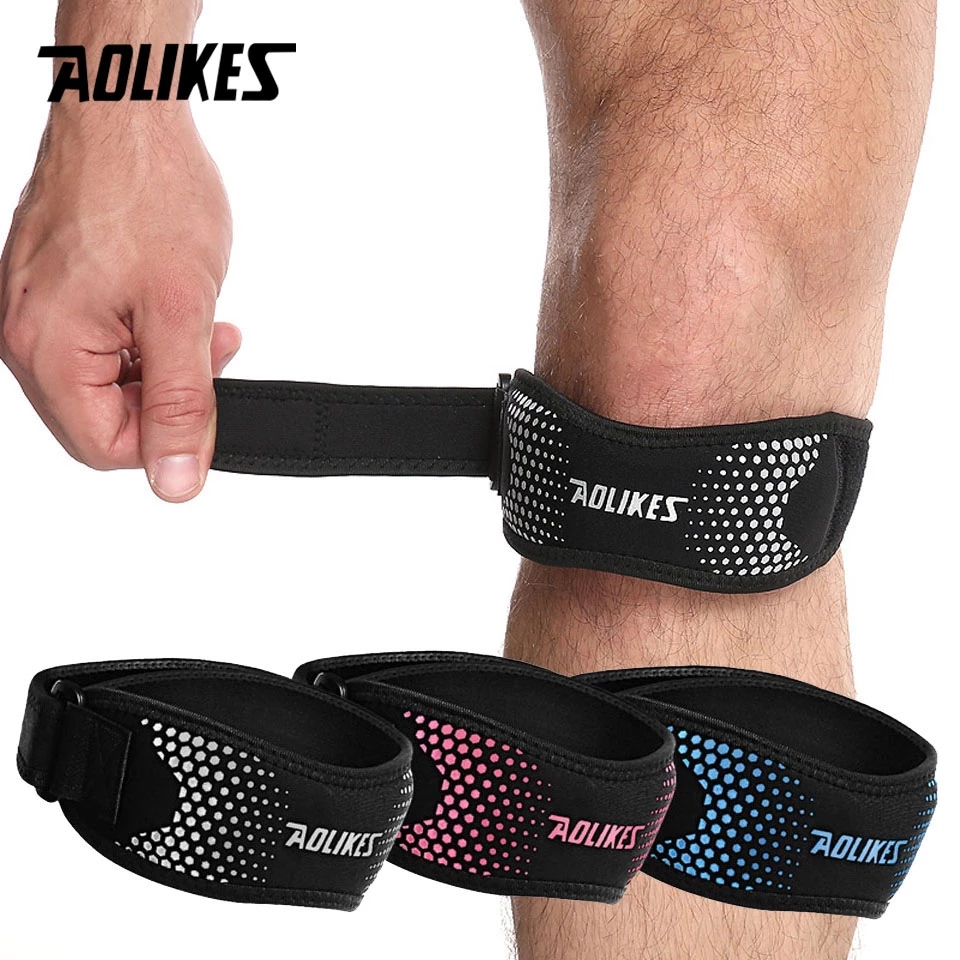 Knee Brace Badminton - AOLIKES 1PCS Adjustable Knee Pad Knee