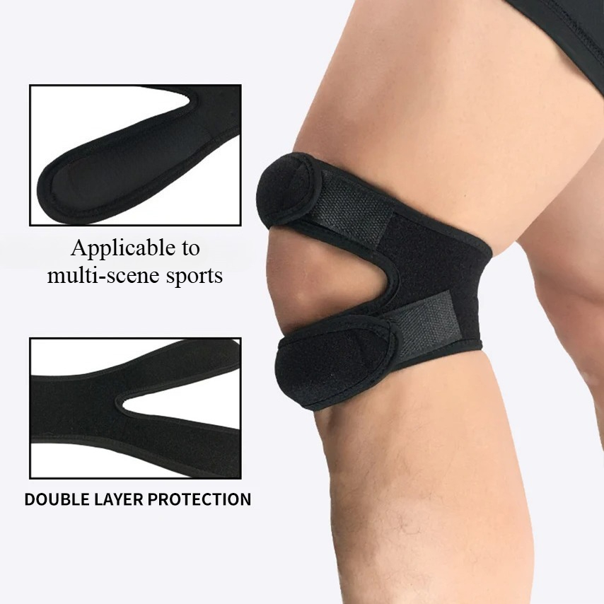 Knee Brace Badminton - Elastic Knee Brace Support Sleeve with