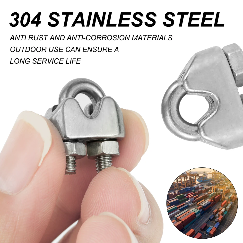 12Pcs U Type M3 Cable Clamps 3 - String Tension Clip ulasan dan harga