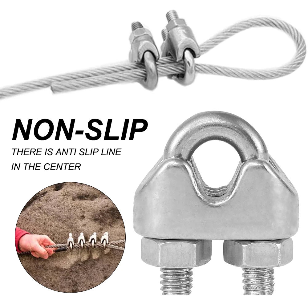 12Pcs U Type M3 Cable Clamps 3 - String Tension Clip ulasan dan harga
