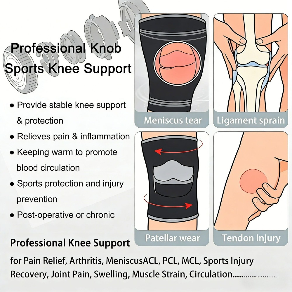 Professional Knee Brace Menisc - Knee Brace Badminton ulasan dan harga