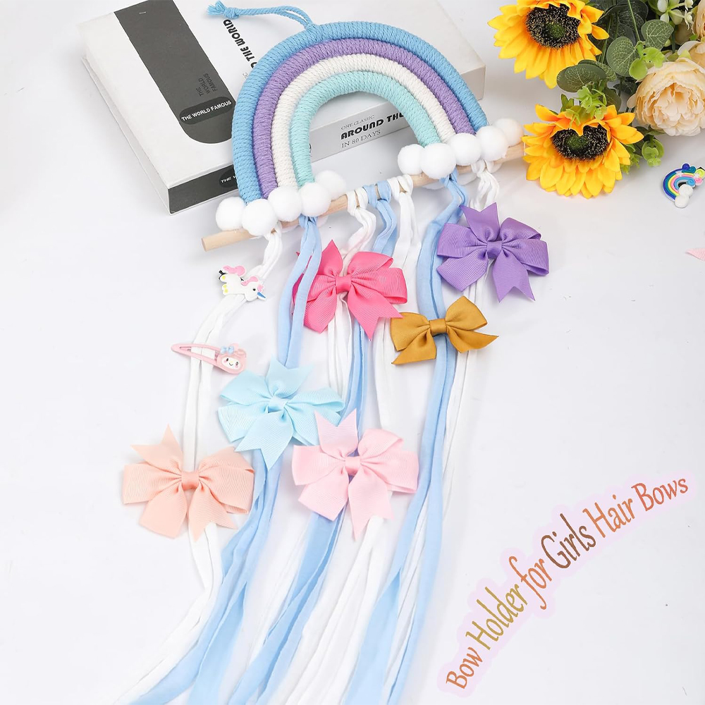 Weave Rainbow Baby Hair Clips  - String Tension Clip ulasan dan harga
