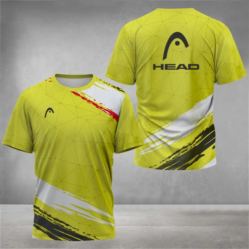 Summer Breathable Mens T Shirt - Badminton Center ulasan dan harga