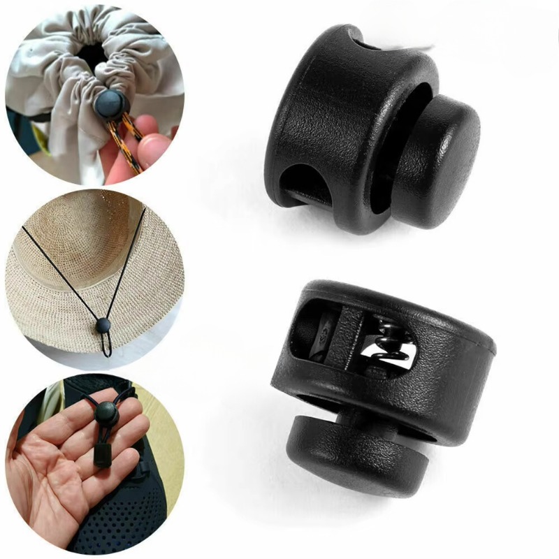 10pcs Spring Cord Lock Stopper - String Tension Clip ulasan dan harga
