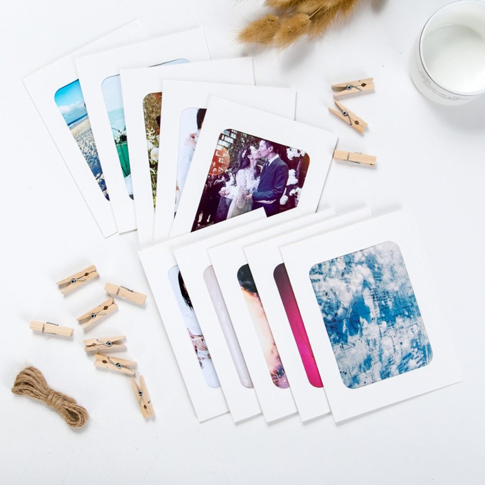 10Pcs DIY Craft Paper Photo Fr - String Tension Clip ulasan dan harga