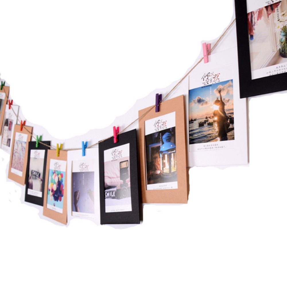 10Pcs DIY Craft Paper Photo Fr - String Tension Clip ulasan dan harga