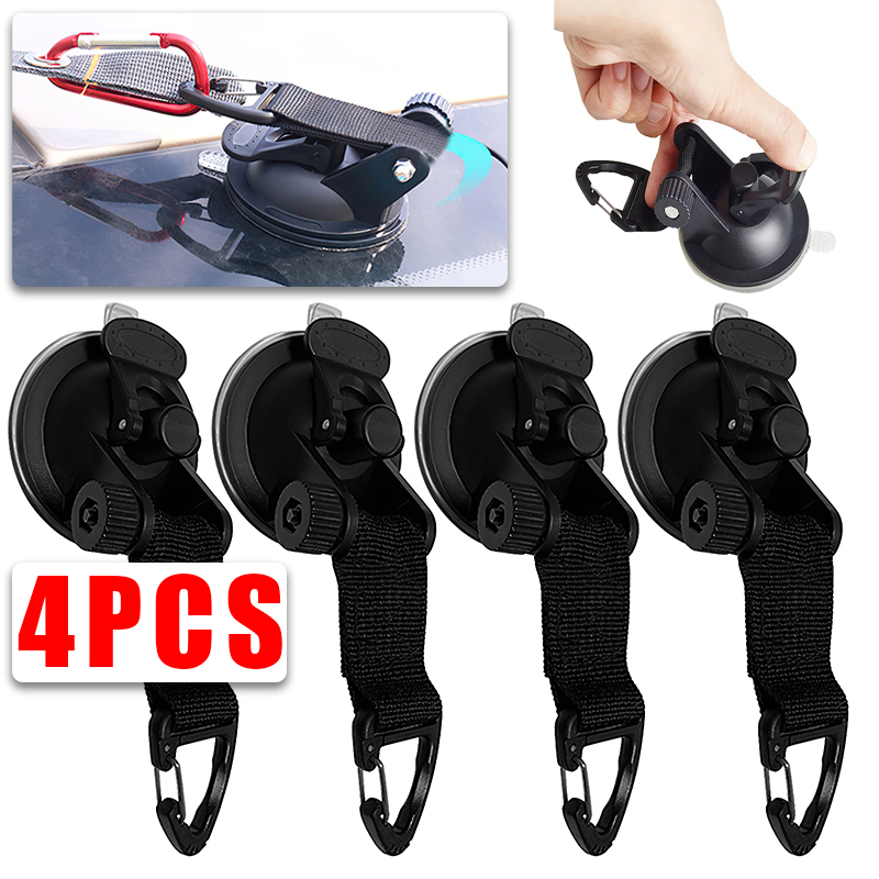 2/4 Pcs Car Tent Suction Cups  - String Tension Clip ulasan dan harga